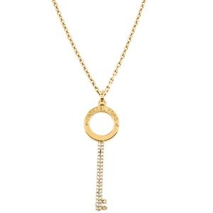 Michael Kors Gold Pavé Key Necklace